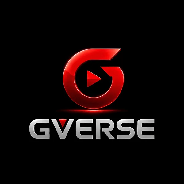 GVERSE: símbolo rojo y nombre metálico